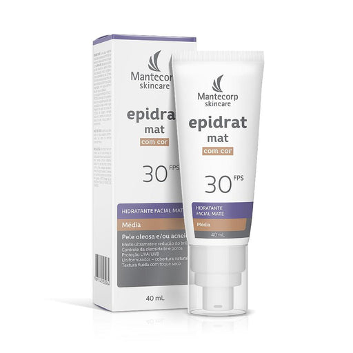 Mantecorp Facial moisturizer Facial Moisturizer Epidrat Mat Medio FPS30 CR BG CT 40ml - Mantecorp