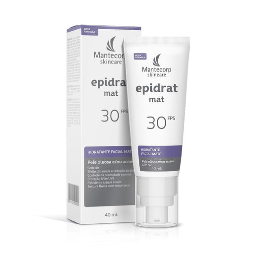 Mantecorp Facial moisturizer Facial Moisturizer Epidrat Mat Without Color FPS30 CR BG CT 40ml - Mantecorp
