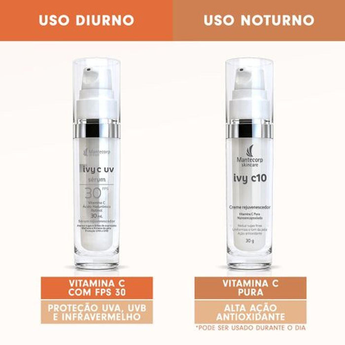Mantecorp Facial rejuvenation Facial Rejuvenator Ivy C Serum UV FPS30 FR 30ml - Mantecorp
