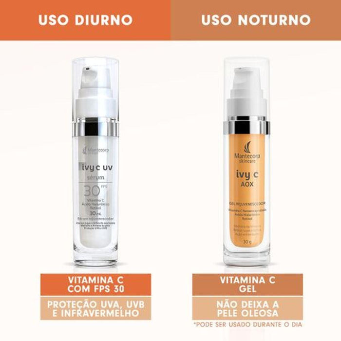 Mantecorp Facial rejuvenation Facial Rejuvenator Ivy C Serum UV FPS30 FR 30ml - Mantecorp