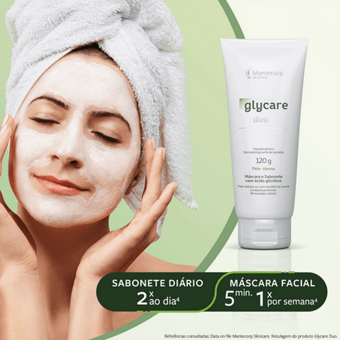 Mantecorp Liquid soap Facial Liquid Soap Glycare Duo BG 120g - Mantecorp