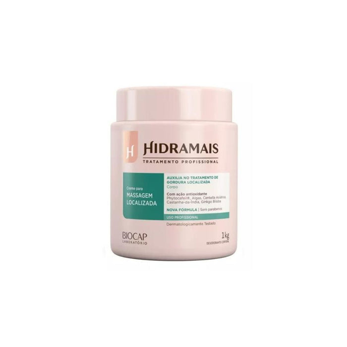 Hidramais 1Kg Anti-Cellulite Body Cream with Antioxidants for Localized Massages