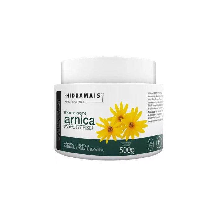 Hidramais Arnica Sport Fisio Thermo Body Relief Cream Skin Care 17.6 oz (500g)