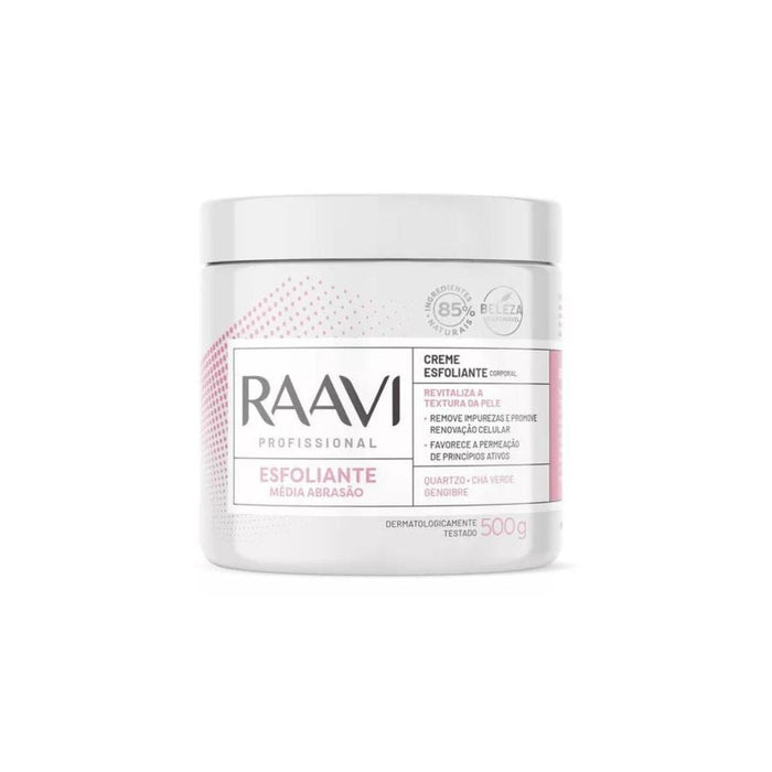 Raavi Medium Abrasion Exfoliating Body Cream Cell Renewal Skin Care 17.6 oz (500g)