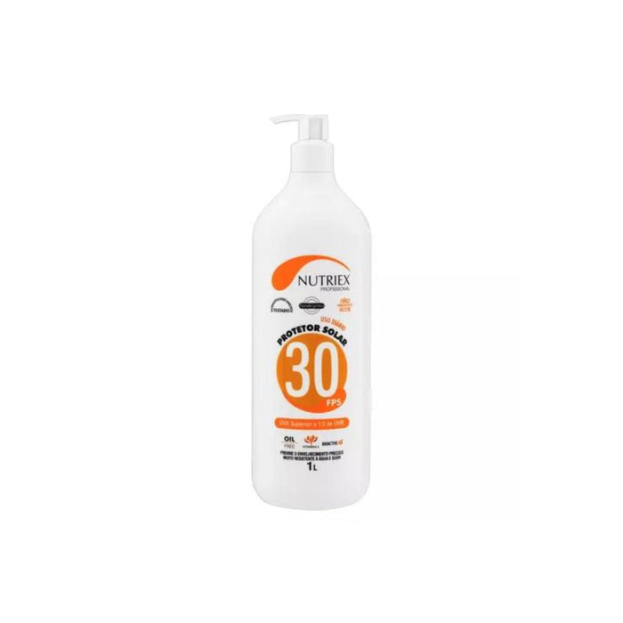 Nutriex SPF 30 Oil-Free Water-Resistant Sunscreen with UVA/UVB Protection - 1 Liter (33.8 fl oz)