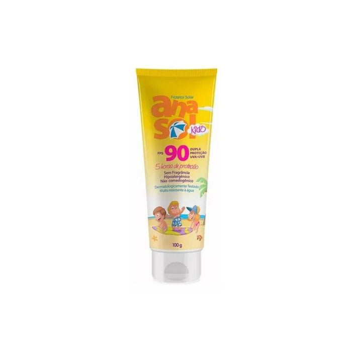 Anasol Kids SPF 90 Body/Face Sunscreen with Water Resistant Skin Care Protection - 3.4 fl oz (100ml)