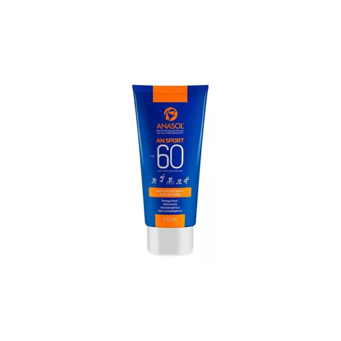 Anasol Sport Dry Touch 60 SPF Facial Sunscreen Skin Care Protection 2.03 fl oz (60ml)