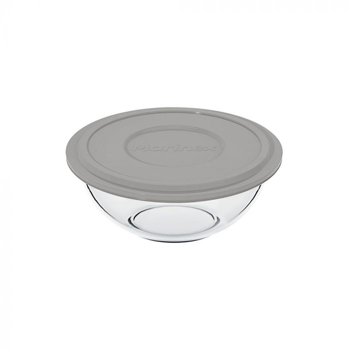 Tigela Com Tampa Plástica Marinex Plus 500ml (Cores De Tampa Sortidas) / Bowl with plastic cover Marinex Plus 500ml (assorted cap colors) - Nadir Figueiredo