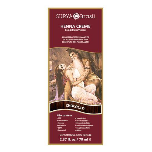 Surya Brasil Henna Cream Henna Cream Chocolate Surya Brasil 70ml 13.12.p - Surya Brasil